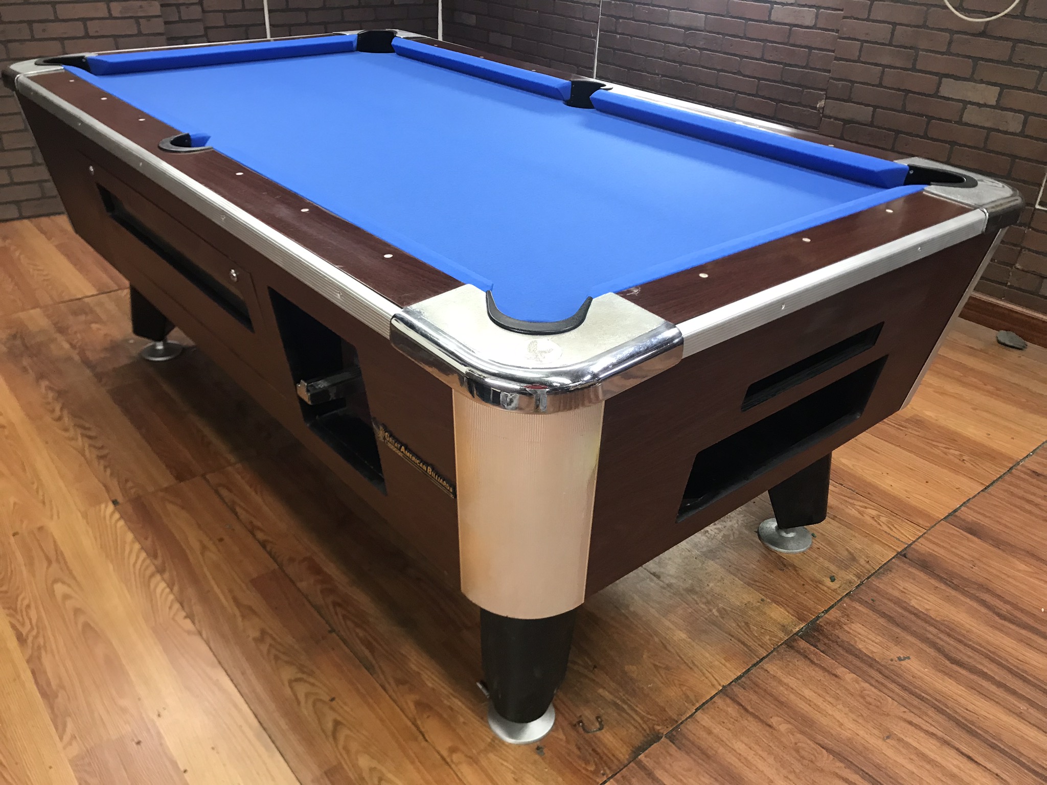 Used Coin Operated Pool Table Table 122618A Used Coin Operated Bar 